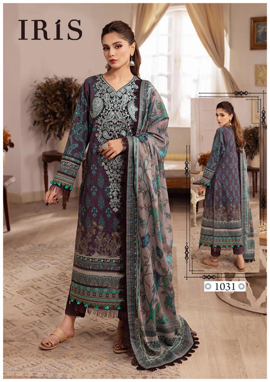 Afsanah Vol 4 By Iris Luxury Heavy Printed Cotton Dress Material Wholesale Shop In Surat
